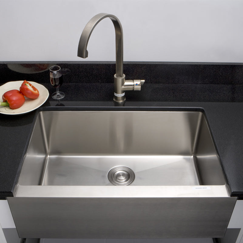 American Imaginations AI-27463 Rectangle Stainless Steel Stainless Steel Kitchen Sink with Stainless Steel Finish
