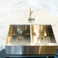 American Imaginations AI-27465 Rectangle Stainless Steel Stainless Steel Kitchen Sink with Stainless Steel Finish
