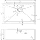 American Imaginations AI-27468 29" Stainless Steel Rectangle Stainless Steel Modern Kitchen Sink