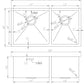 American Imaginations AI-27481 33" Stainless Steel Rectangle Stainless Steel Modern Kitchen Sink