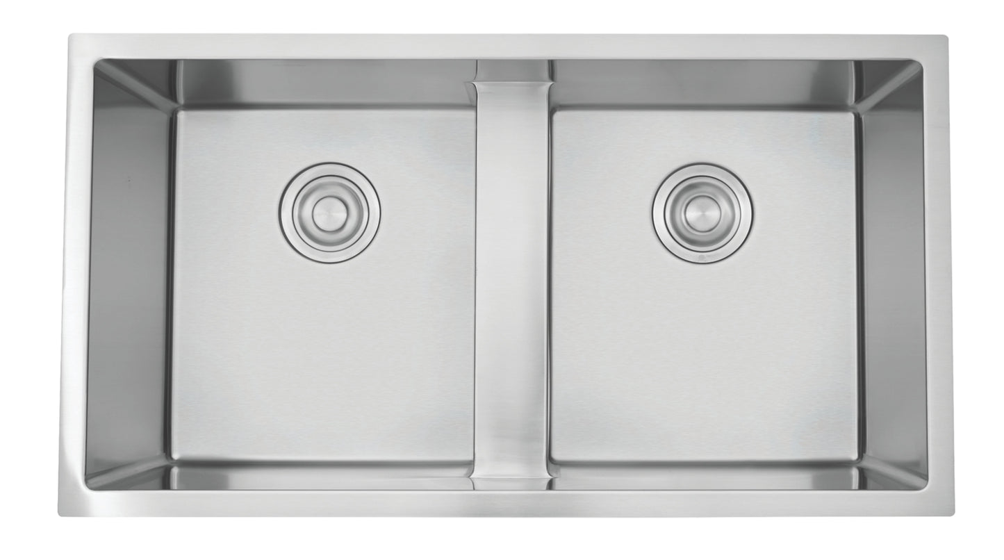American Imaginations AI-27494 33" Stainless Steel Rectangle Stainless Steel Modern Kitchen Sink