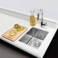 American Imaginations AI-27521 16" Stainless Steel Square Stainless Steel Modern Kitchen Sink