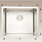 American Imaginations AI-27521 16" Stainless Steel Square Stainless Steel Modern Kitchen Sink
