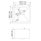 American Imaginations AI-27521 16" Stainless Steel Square Stainless Steel Modern Kitchen Sink