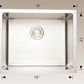 American Imaginations AI-27528 15" Stainless Steel Square Stainless Steel Modern Kitchen Sink