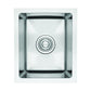 American Imaginations AI-27532 12" Stainless Steel Rectangle Stainless Steel Modern Kitchen Sink