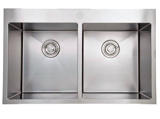 American Imaginations AI-27533 32" Stainless Steel Rectangle Stainless Steel Modern Kitchen Sink