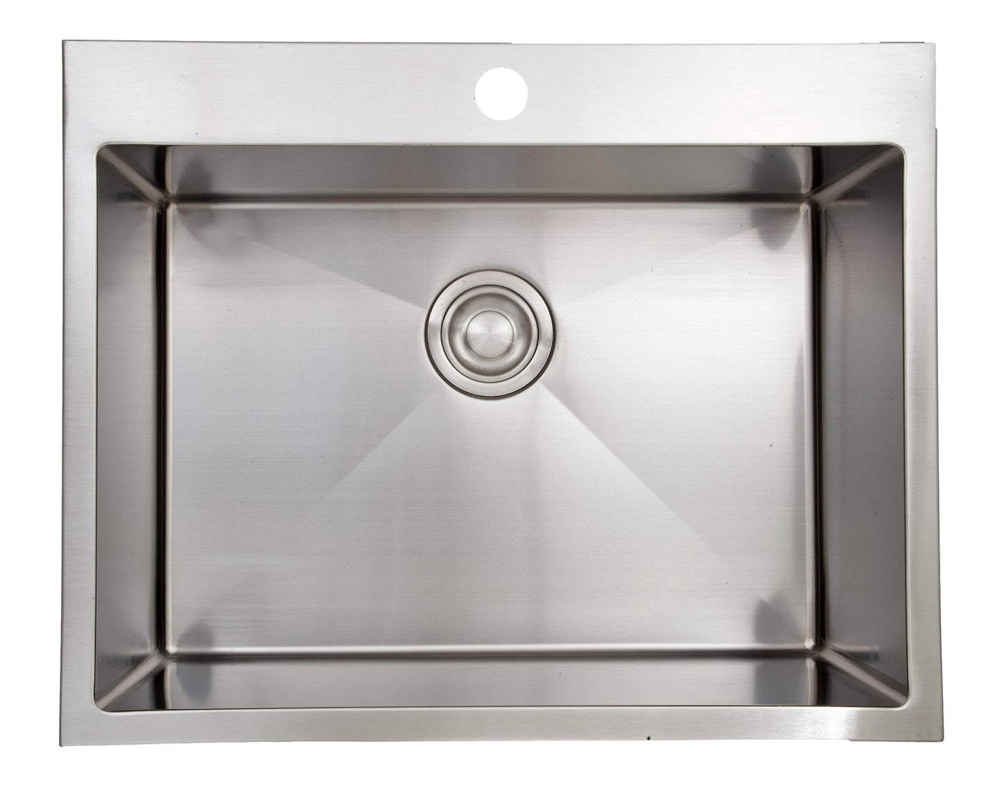American Imaginations AI-27535 25" Stainless Steel Rectangle Stainless Steel Modern Kitchen Sink