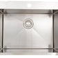 American Imaginations AI-27539 27" Stainless Steel Rectangle Stainless Steel Modern Kitchen Sink