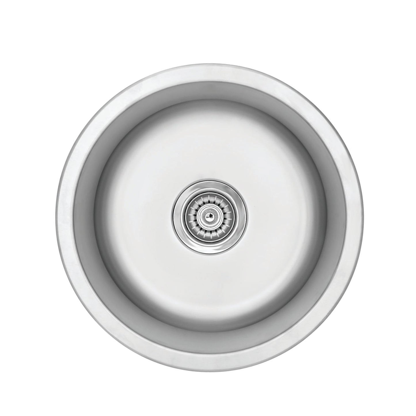 American Imaginations AI-27563 17" Stainless Steel Round Stainless Steel Modern Kitchen Sink