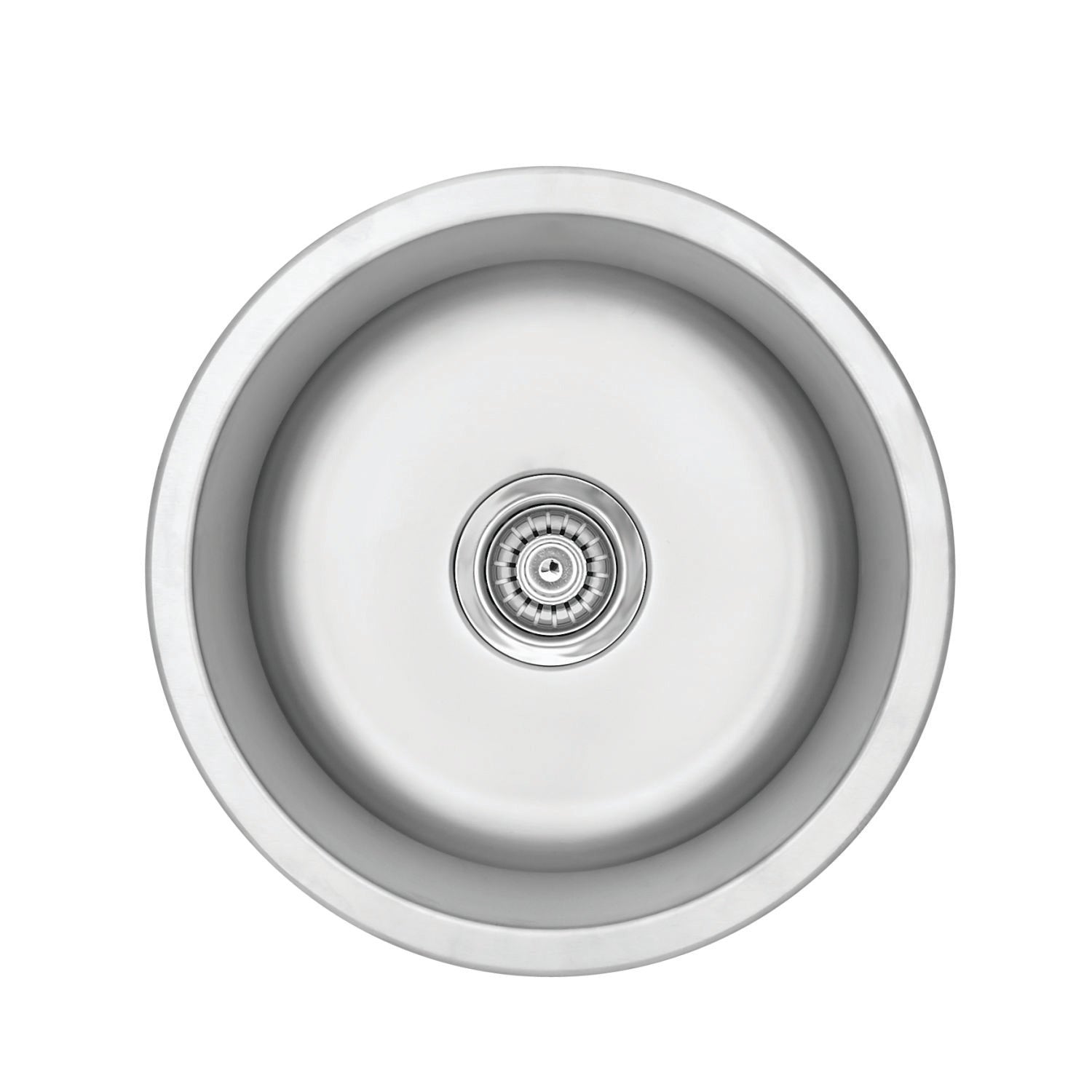 American Imaginations AI-27563 17" Stainless Steel Round Stainless Steel Modern Kitchen Sink