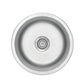 American Imaginations AI-27564 17" Stainless Steel Round Stainless Steel Modern Kitchen Sink