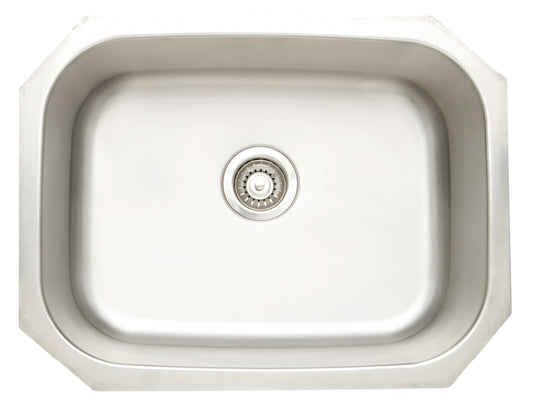 American Imaginations AI-27568 25" Stainless Steel Rectangle Stainless Steel Modern Kitchen Sink