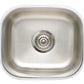 American Imaginations AI-27576 15" Stainless Steel Rectangle Stainless Steel Modern Kitchen Sink