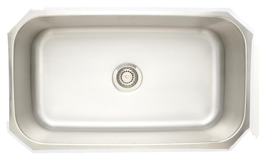 American Imaginations AI-27578 32" Stainless Steel Rectangle Stainless Steel Modern Kitchen Sink