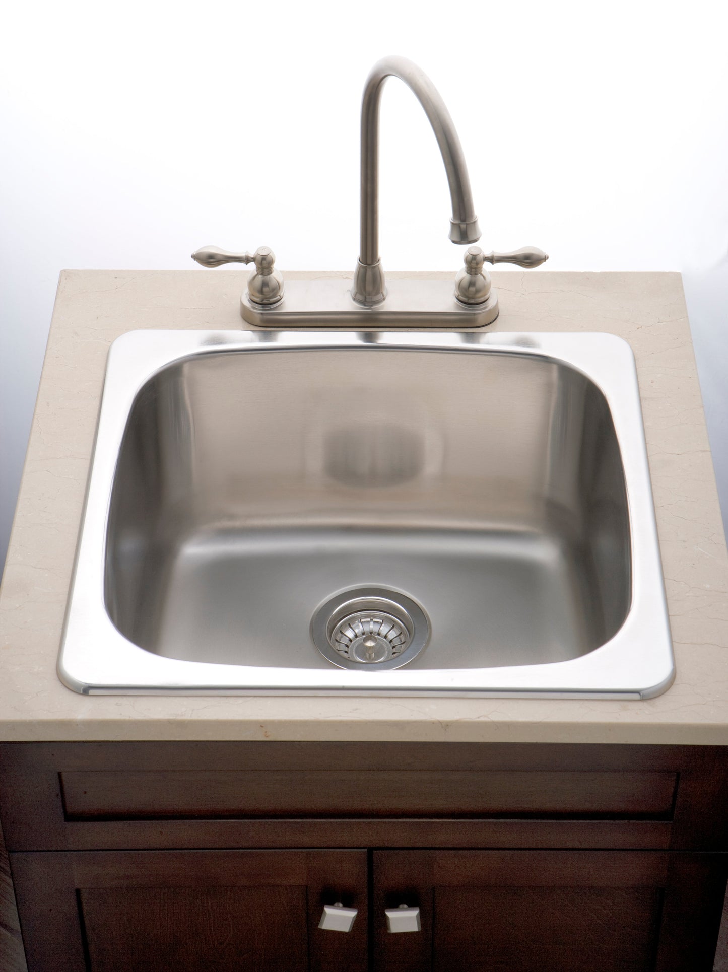 American Imaginations AI-27594 20" Stainless Steel Rectangle Stainless Steel Modern Kitchen Sink
