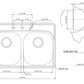 American Imaginations AI-27621 31" Stainless Steel Rectangle Stainless Steel Modern Kitchen Sink