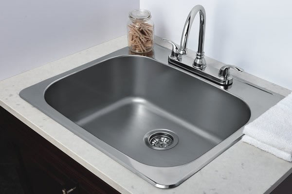 American Imaginations AI-27623 25" Stainless Steel Rectangle Stainless Steel Modern Kitchen Sink