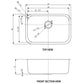 American Imaginations AI-27629 27" Stainless Steel Rectangle Stainless Steel Modern Kitchen Sink
