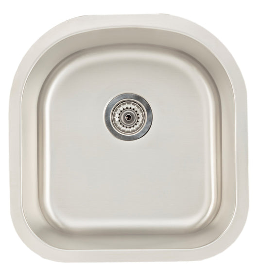 American Imaginations AI-27640 21" Stainless Steel Unique Stainless Steel Modern Kitchen Sink
