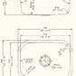 American Imaginations AI-27642 23" Stainless Steel Rectangle Stainless Steel Modern Kitchen Sink