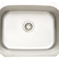 American Imaginations AI-27647 25" Stainless Steel Rectangle Stainless Steel Modern Kitchen Sink