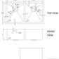 American Imaginations AI-27652 32" Stainless Steel Rectangle Stainless Steel Modern Kitchen Sink