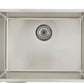 American Imaginations AI-27680 22" Stainless Steel Rectangle Stainless Steel Modern Kitchen Sink