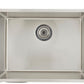 American Imaginations AI-27681 22" Stainless Steel Rectangle Stainless Steel Modern Kitchen Sink