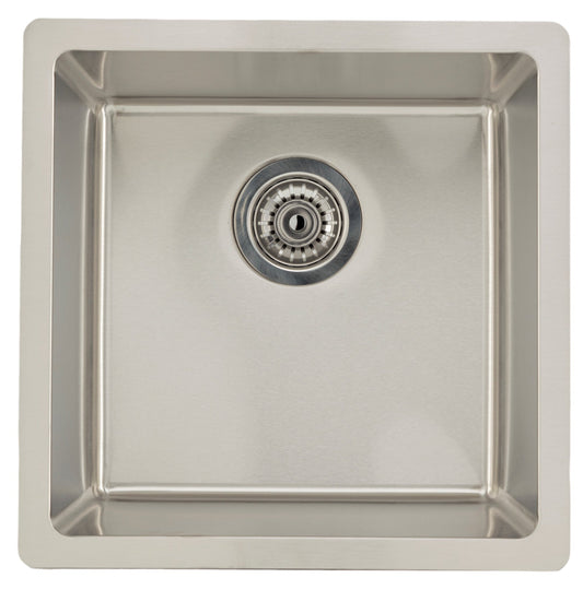 American Imaginations AI-27682 17" Stainless Steel Square Stainless Steel Modern Kitchen Sink