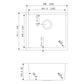 American Imaginations AI-27685 20" Stainless Steel Rectangle Stainless Steel Modern Kitchen Sink