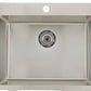 American Imaginations AI-27690 Rectangle Stainless Steel Stainless Steel Kitchen Sink with Stainless Steel Finish