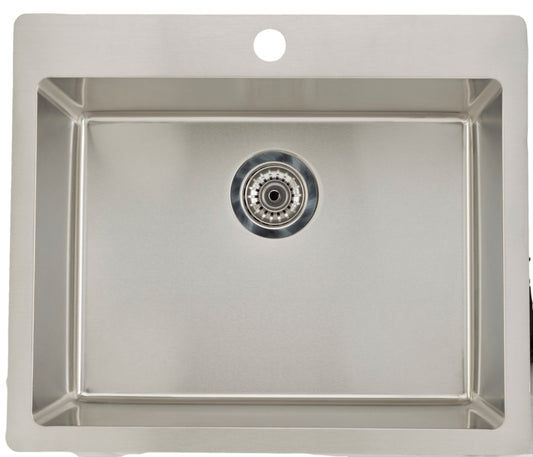 American Imaginations AI-27690 Rectangle Stainless Steel Stainless Steel Kitchen Sink with Stainless Steel Finish