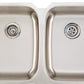 American Imaginations AI-27706 35" Stainless Steel Rectangle Stainless Steel Modern Kitchen Sink