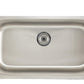 American Imaginations AI-27714 32" Stainless Steel Rectangle Stainless Steel Modern Kitchen Sink