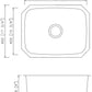American Imaginations AI-27717 23" Stainless Steel Rectangle Stainless Steel Modern Kitchen Sink