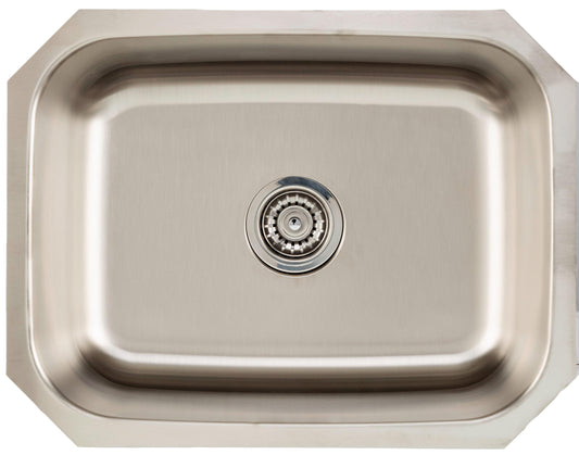 American Imaginations AI-27718 23" Stainless Steel Rectangle Stainless Steel Modern Kitchen Sink