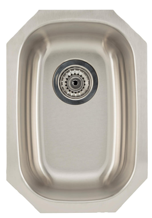 American Imaginations AI-27722 13" Stainless Steel Rectangle Stainless Steel Modern Kitchen Sink