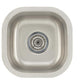 American Imaginations AI-27723 13" Stainless Steel Square Stainless Steel Modern Kitchen Sink
