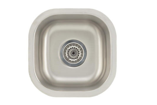 American Imaginations AI-27723 13" Stainless Steel Square Stainless Steel Modern Kitchen Sink