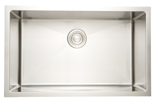American Imaginations AI-27728 32" Stainless Steel Rectangle Stainless Steel Modern Kitchen Sink