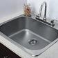 American Imaginations AI-27770 25" Stainless Steel Rectangle Stainless Steel Modern Kitchen Sink