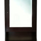 American Imaginations AI-27832 20" Espresso Rectangular Wall Mount Transitional Medicine Cabinet