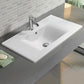 American Imaginations AI-28595 24" White Rectangular Drop In Transitional Ceramic Top