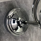 American Imaginations AI-28699 10" Chrome Round Above Counter Modern Magnifying Mirror