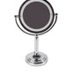 American Imaginations AI-28699 10" Chrome Round Above Counter Modern Magnifying Mirror
