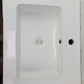 American Imaginations AI-29080 24" White Rectangular Drop In Transitional Ceramic Top