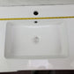 American Imaginations AI-29080 24" White Rectangular Drop In Transitional Ceramic Top