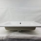 American Imaginations AI-29080 24" White Rectangular Drop In Transitional Ceramic Top