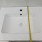 American Imaginations AI-29080 24" White Rectangular Drop In Transitional Ceramic Top